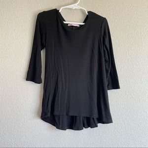 5 for $15 Black High Low Tunic Top Size 5